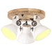 Industriell taklampe 25 W hvit 42x27cm E27