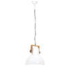 Industriell hengelampe 25 W hvit rund 40 cm E27