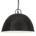 Industriell vintage hengelampe 25 W svart rund 41 cm E27