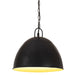 Industriell vintage hengelampe 25 W svart rund 31 cm E27