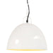 Industriell vintage hengelampe 25 W hvit rund 31 cm E27