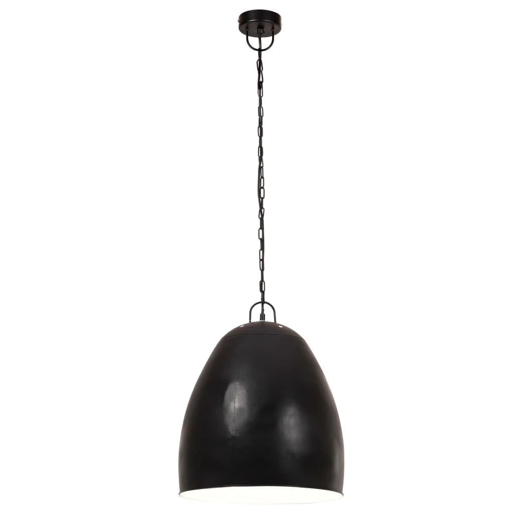 Industriell hengelampe 25 W svart rund 42 cm E27 vidaXL