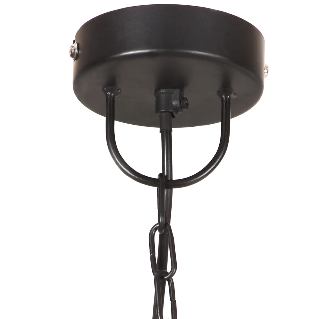 Industriell hengelampe 25 W svart rund 42 cm E27 vidaXL