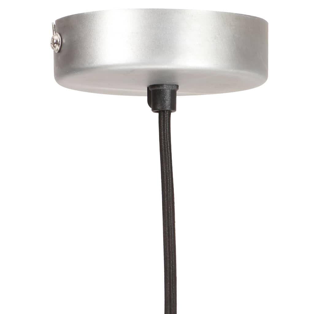 Hengelampe 25 W sølv rund 28,5 cm E27