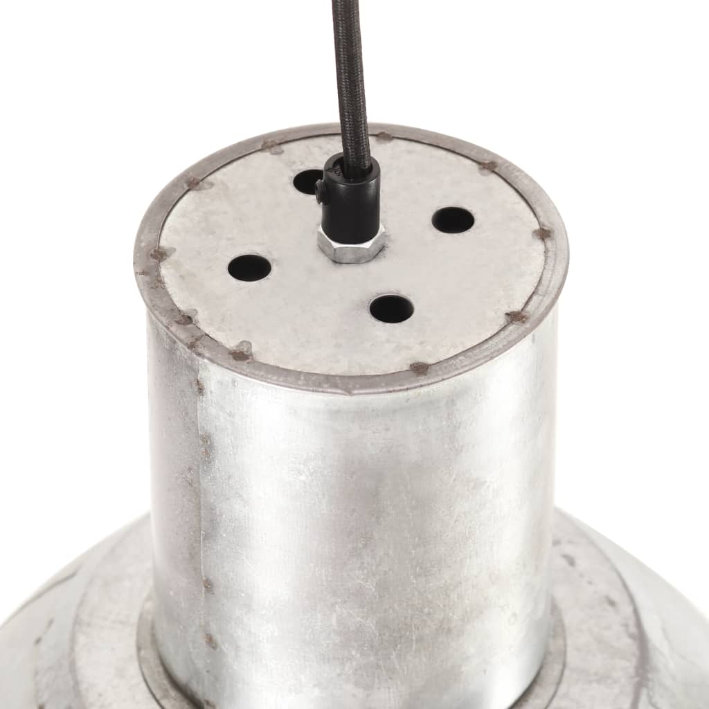 Hengelampe 25 W sølv rund 28,5 cm E27