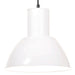 Hengelampe 25 W hvit rund 28,5 cm E27