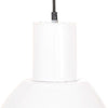 Hengelampe 25 W hvit rund 28,5 cm E27