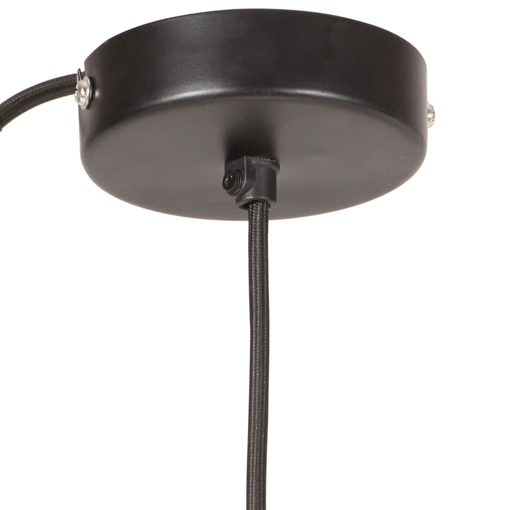 Hengelampe 25 W svart rund 17 cm E27