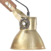 Vegglampe i industriell stil messing rund E27