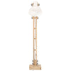 Gulvlampe hvit heltre mango E27