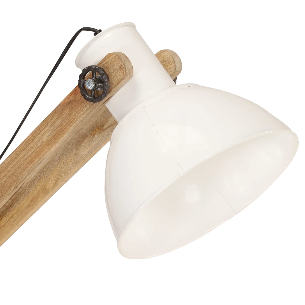 Gulvlampe hvit heltre mango E27