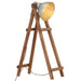 Gulvlampe sølv E27 heltre mango