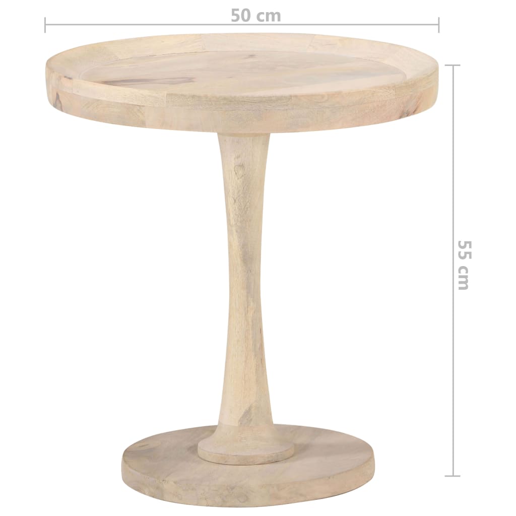 Sidebord Ø50x55 cm heltre mango