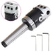 F1-12 Borehode 50 mm med MT3-M12 skaft for dreiebenkfresing
