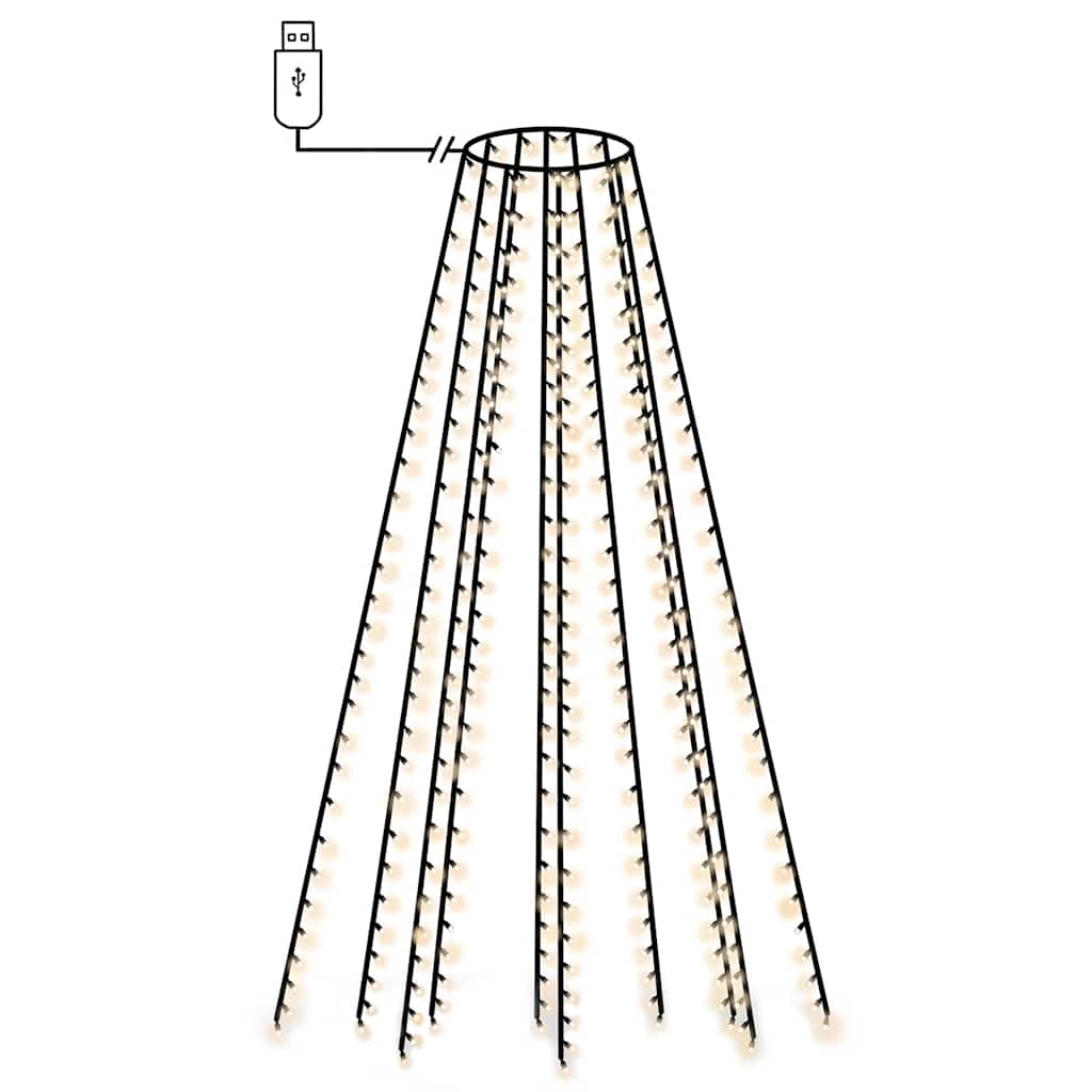 Juletre lysnett med 300 lysdioder 300 cm