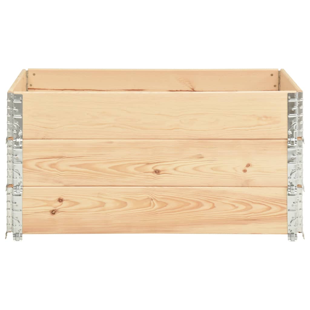 Høybed 3 stk 80x120 cm heltre furu