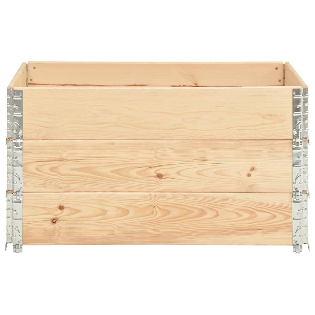 Høybed 3 stk 50x100 cm heltre furu