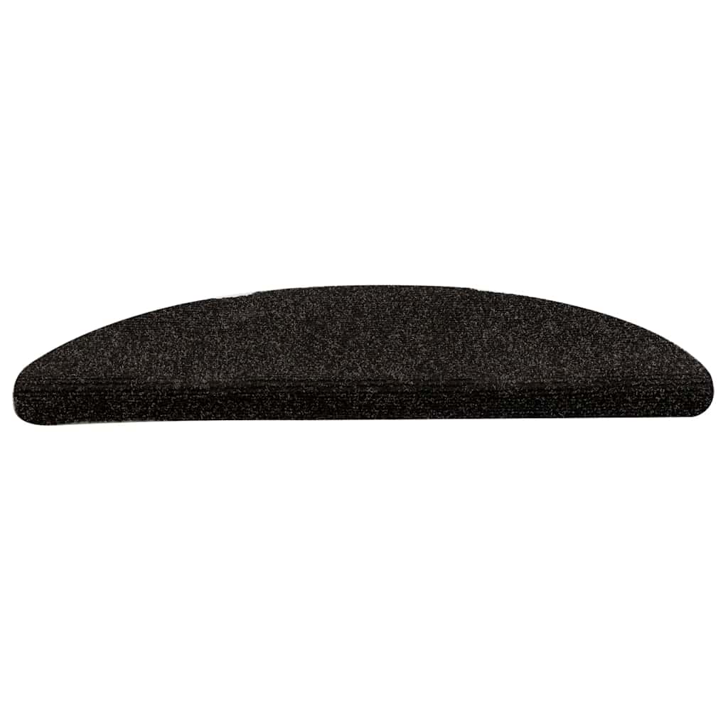 Trappematter selvklebende 15 stk 56x17x3 cm mørkebrune halvrund