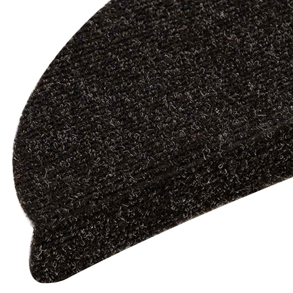 Trappematter selvklebende 15 stk 56x17x3 cm mørkebrune halvrund