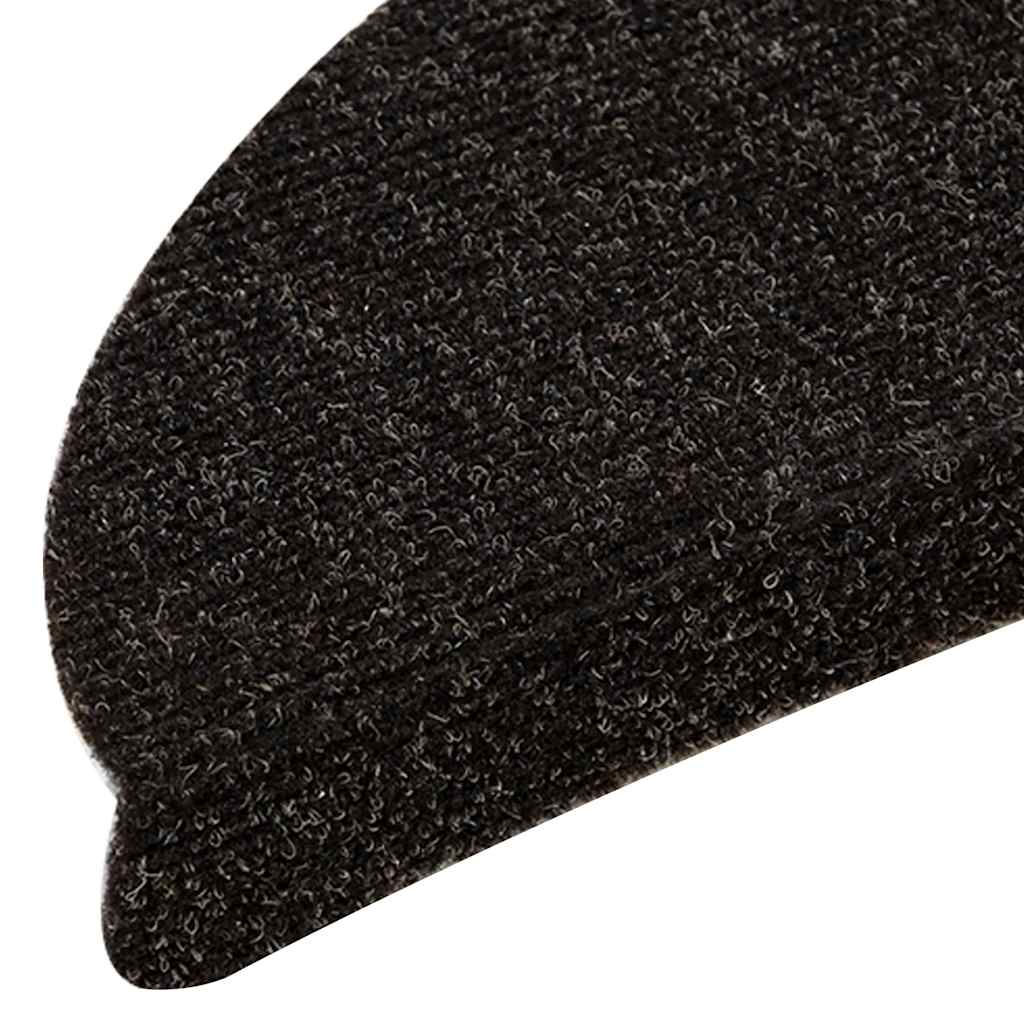 Trappematter selvklebende 15 stk 65x21x4 cm mørkebrune halvrund store