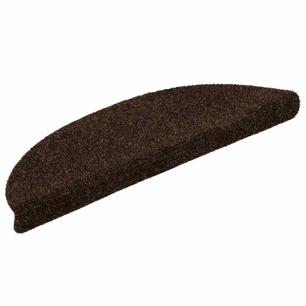 Trappematter selvklebende 15 stk 56x17x3 cm brune halvrund