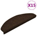 Trappematter selvklebende 15 stk 65x21x4 cm brune halvrund store