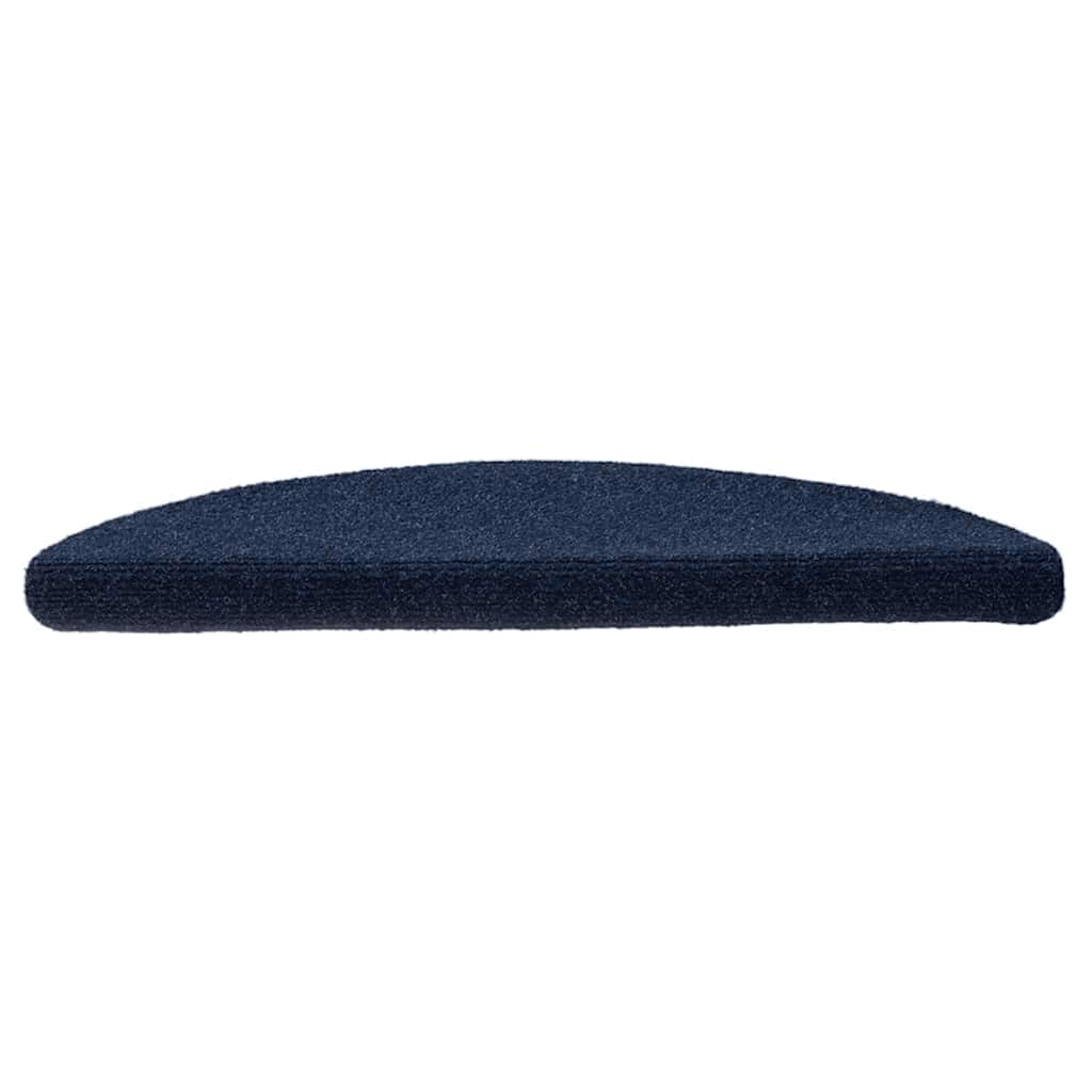 Trappematter selvklebende 15 stk 56x17x3 cm marineblå halvrund
