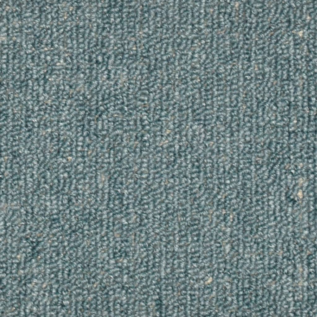 Trappematter 15 stk 56x17x3 cm sjøblå halvrund