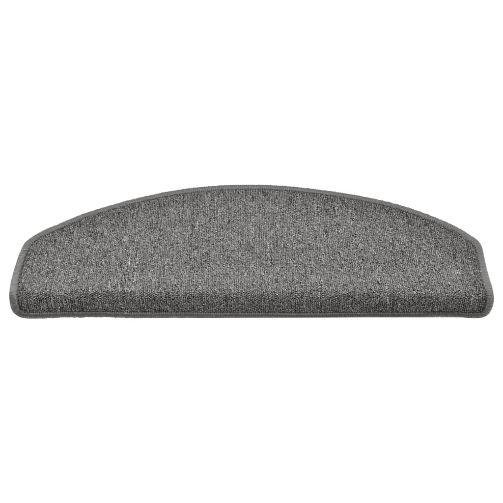 Trappematter 15 stk 65x24x4 cm mørkegrå halvrund store