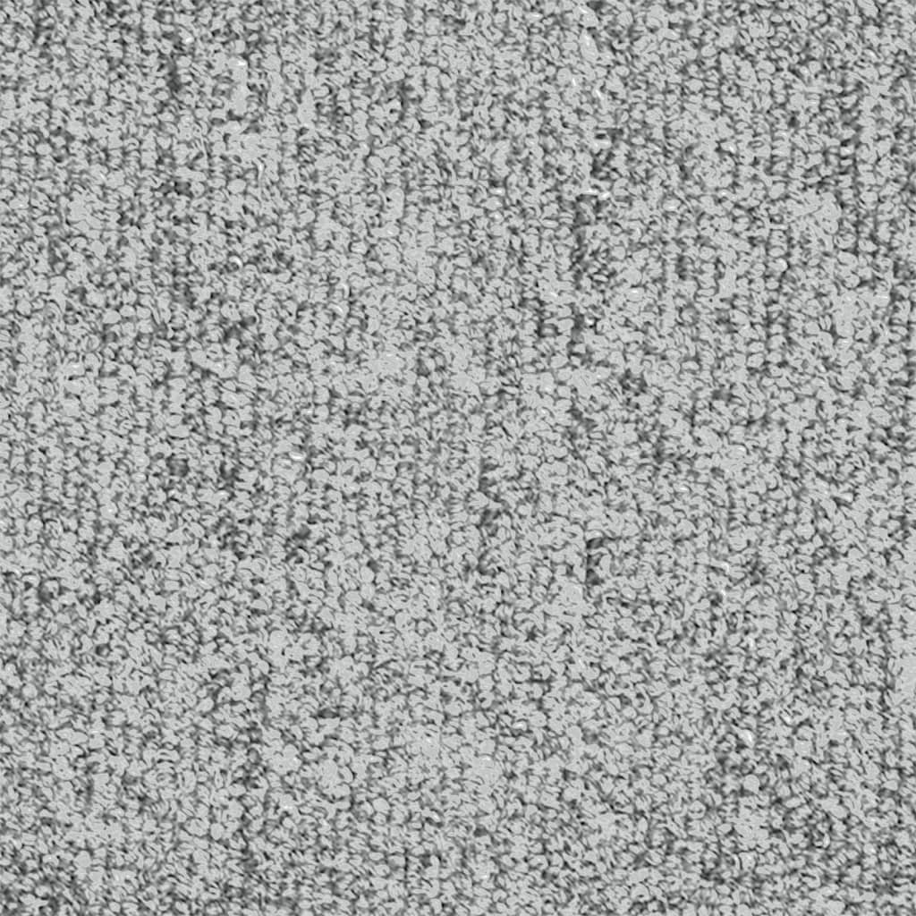 Trappematter 15 stk 65x24x4 cm lysegrå halvrund store