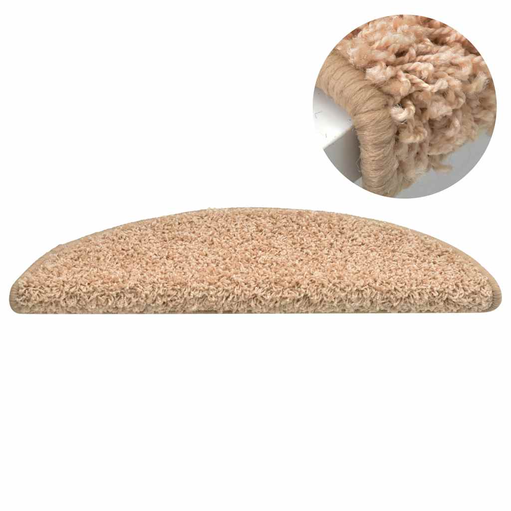 Trappematter 15 stk 65x21x4 cm gull halvrund store