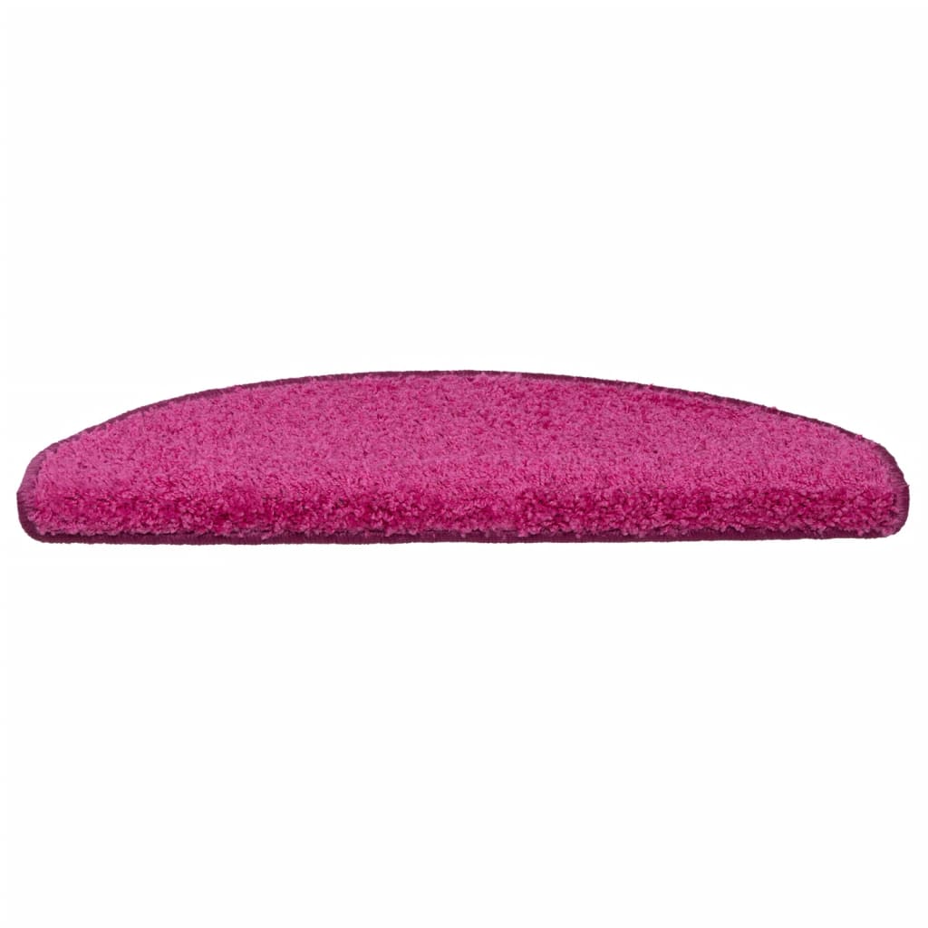 Trappematter 15 stk 65x21x4 cm rosa halvrund store