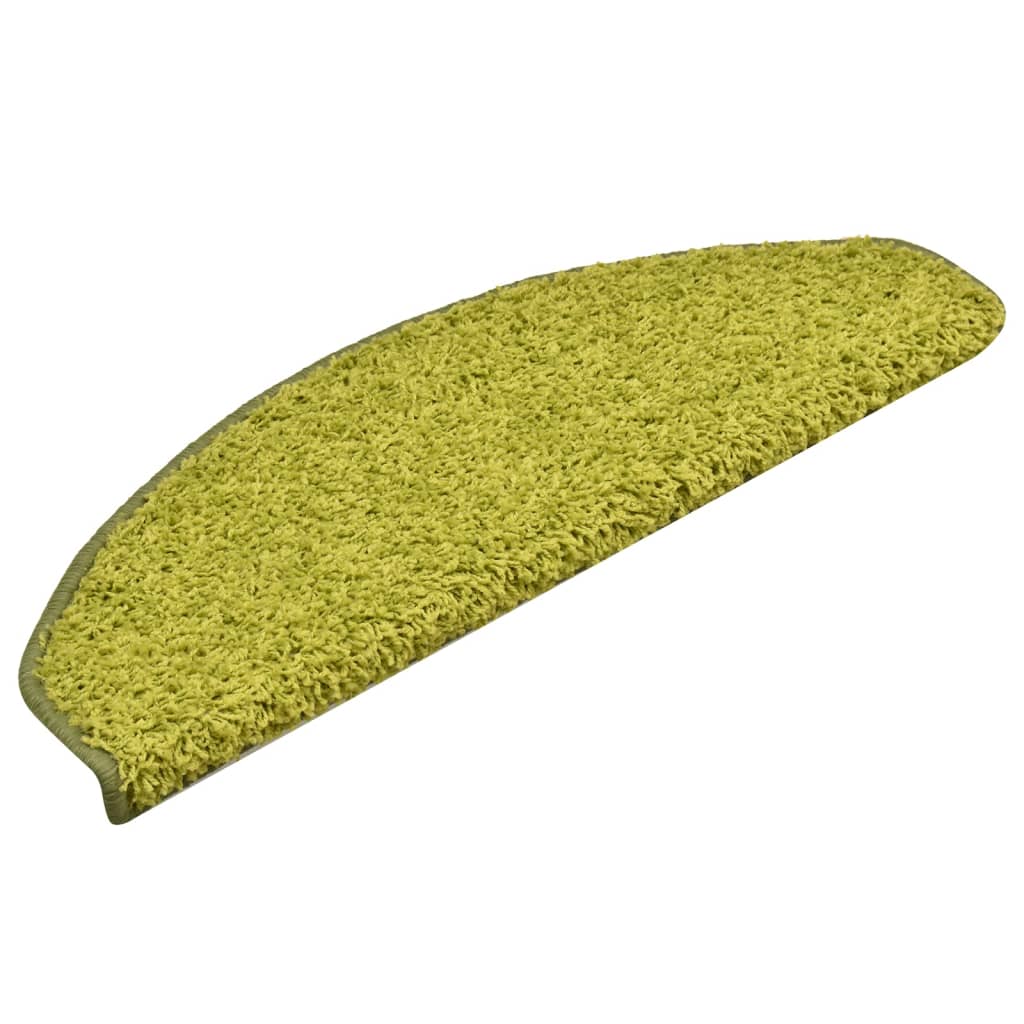 Trappematter 15 stk 65x21x4 cm grønne halvrund store