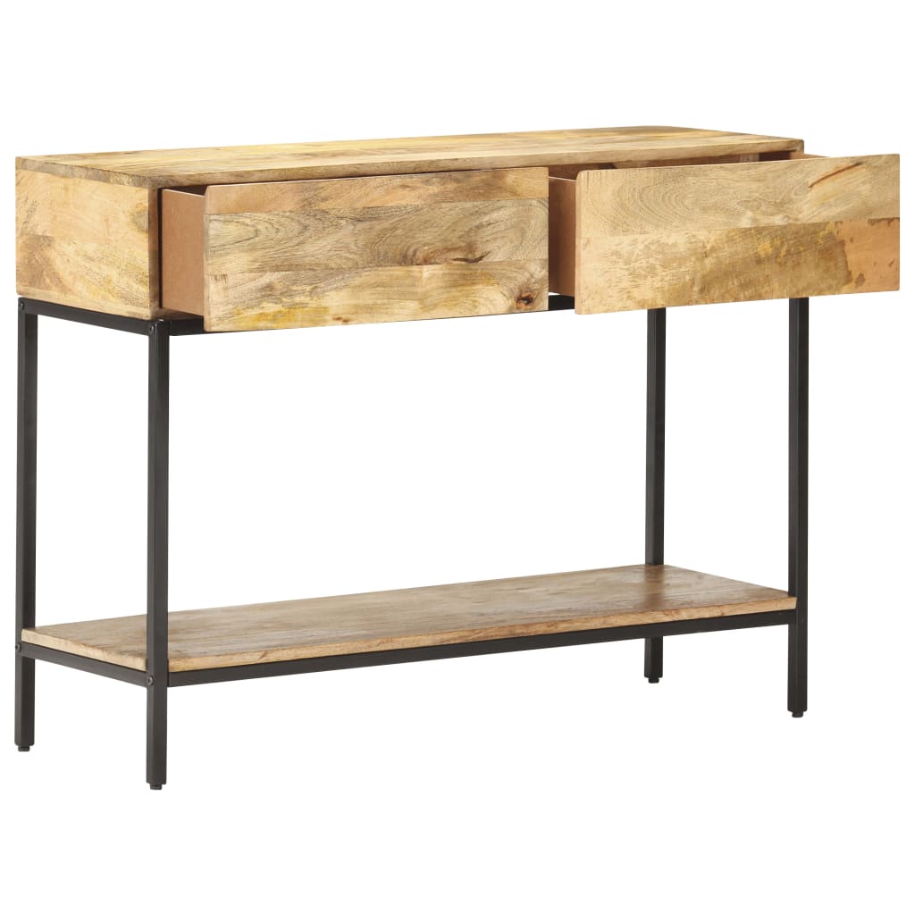 Konsollbord 100x35x76 cm heltre mango