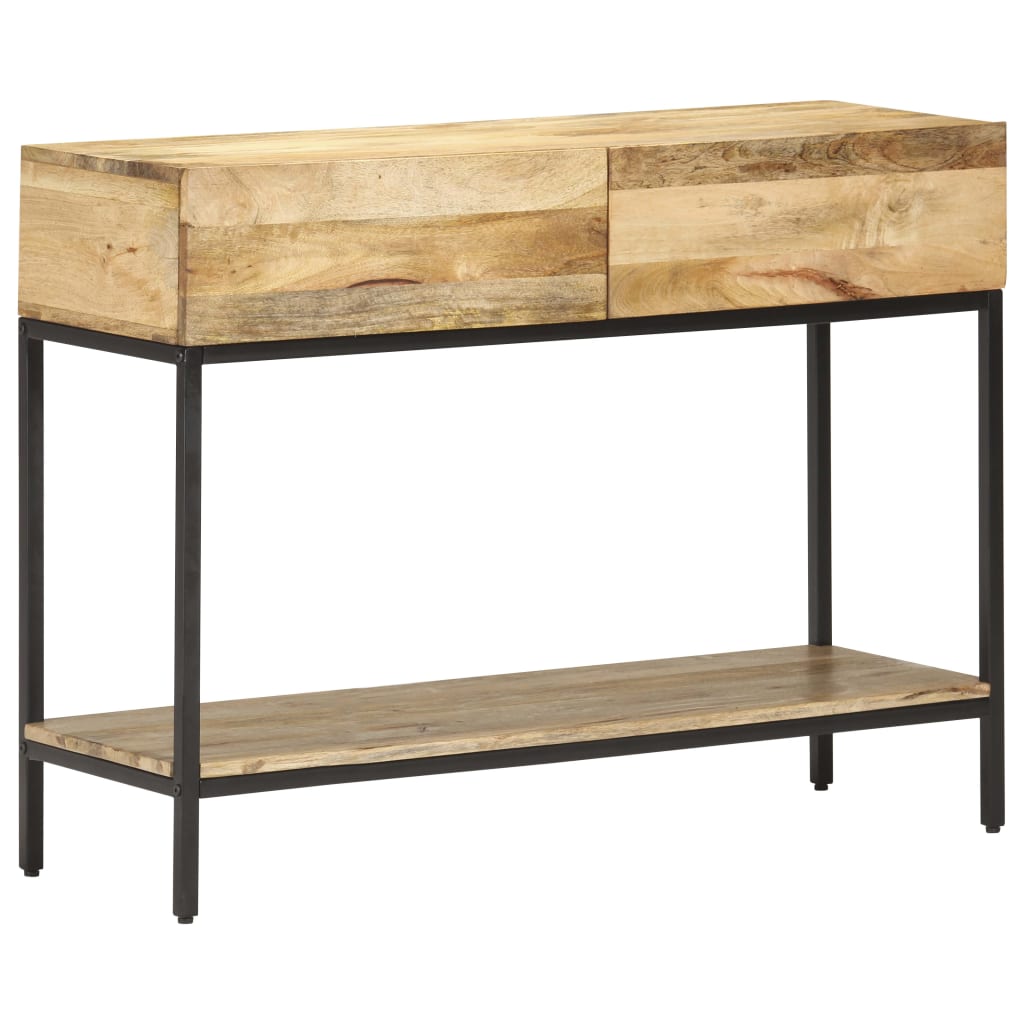 Konsollbord 100x35x76 cm heltre mango