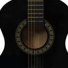 Klassisk gitar nybegynnere og barn med veske svart 1/2 34