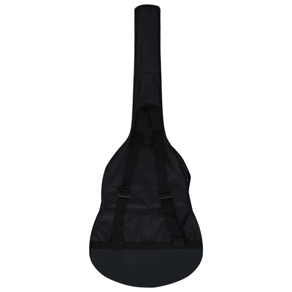 Klassisk gitar nybegynnere og barn med veske svart 1/2 34" lind