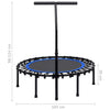 Trim-trampoline med håndtak 102 cm