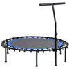 Trim-trampoline med håndtak og sikkerhetspute 122 cm