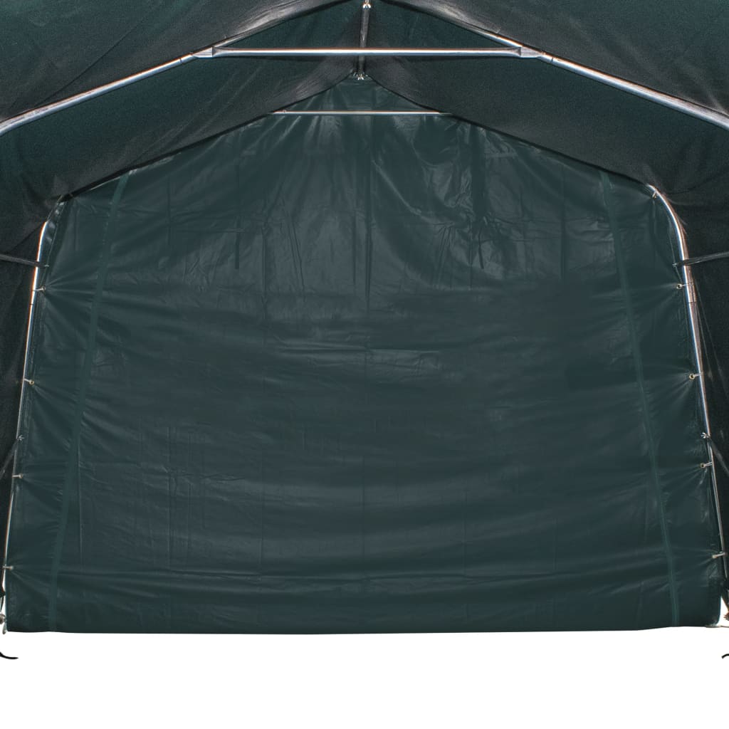Flyttbart kvegtelt PVC 550 g/m² 3,3x3,2 m mørkegrønn