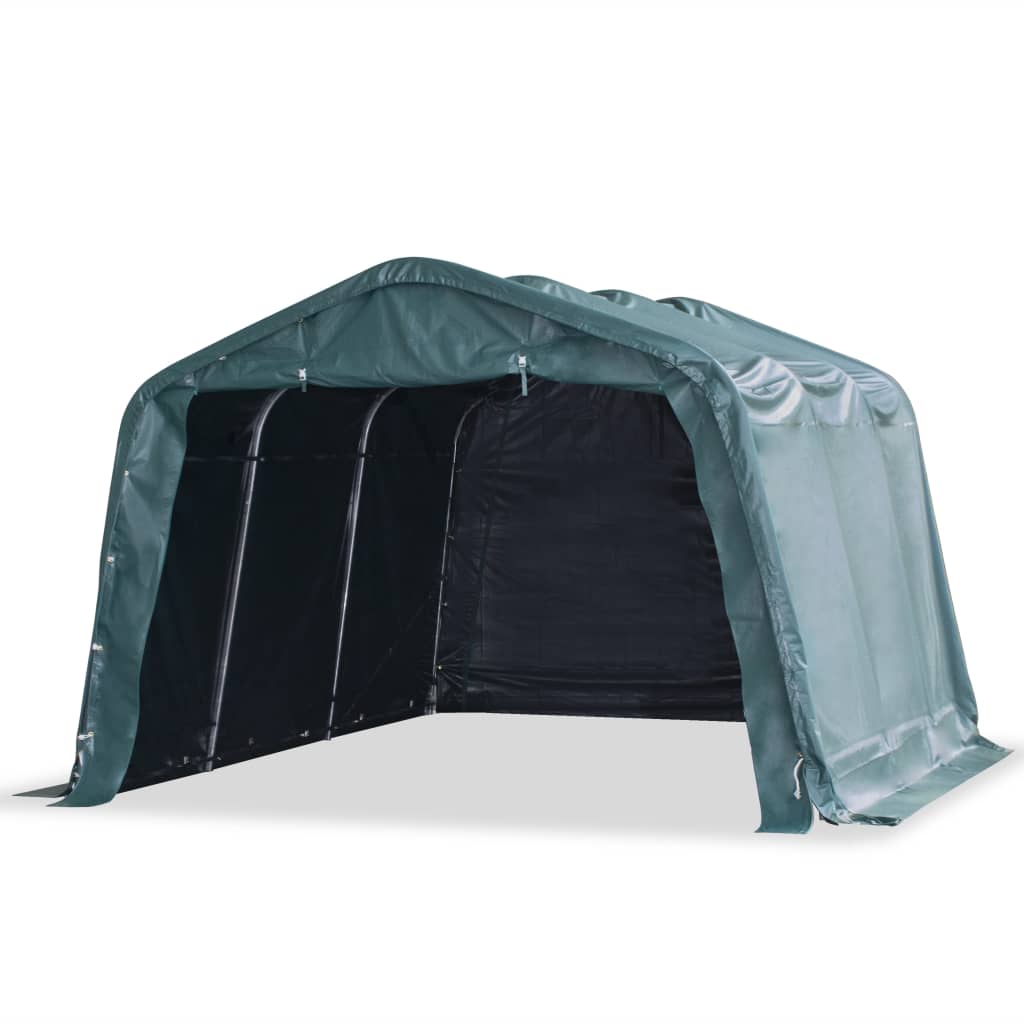 Flyttbart kvegtelt PVC 550 g/m² 3,3x4,8 m mørkegrønn