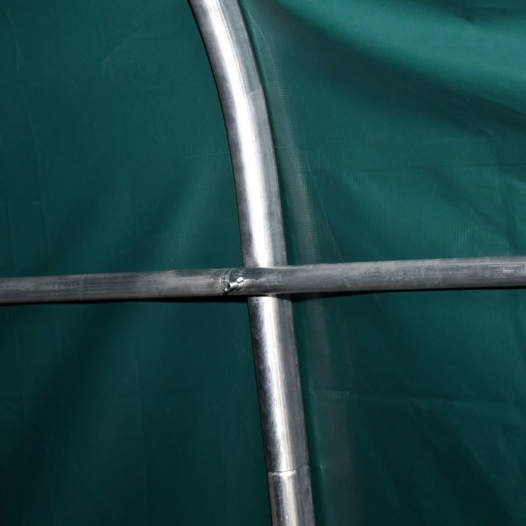 Flyttbart kvegtelt PVC 550 g/m² 3,3x6,4 m mørkegrønn