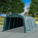 Flyttbart kvegtelt PVC 550 g/m² 3,3x8 m mørkegrønn