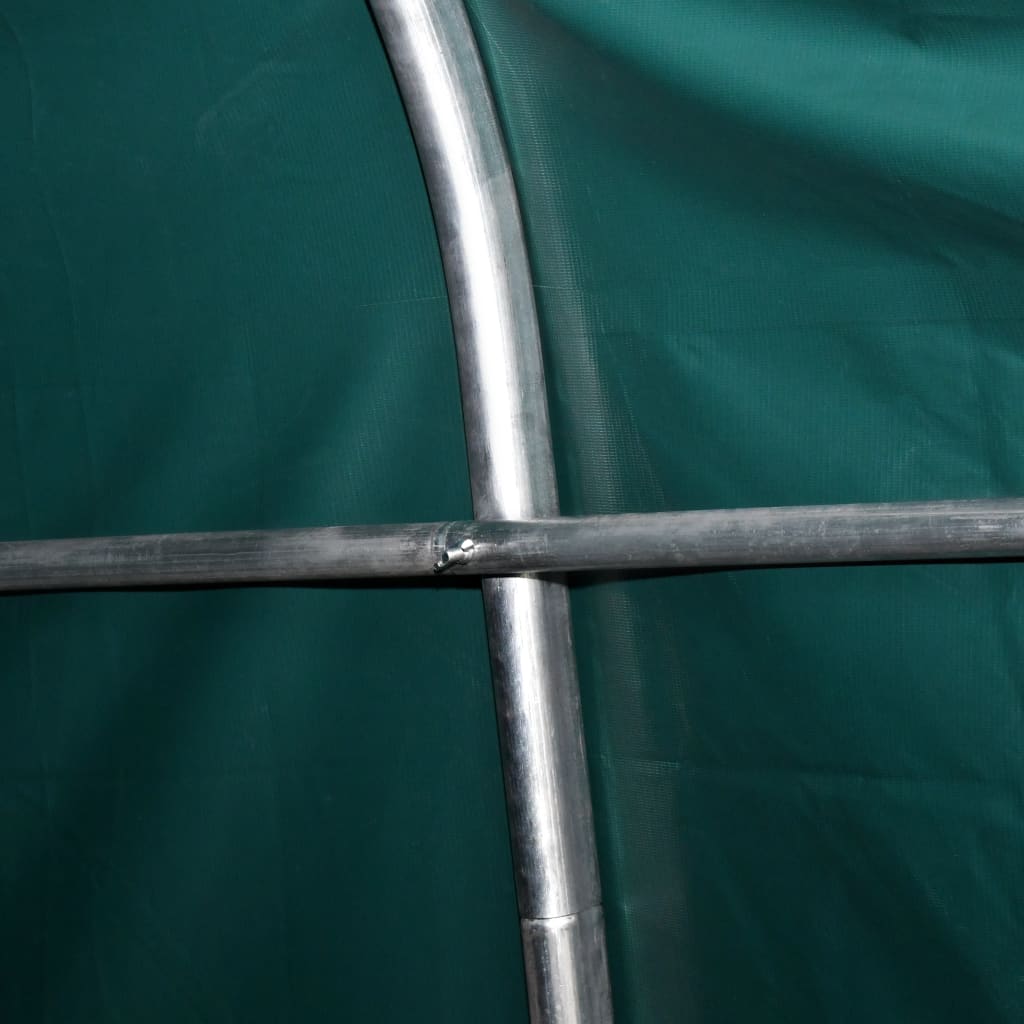Flyttbart kvegtelt PVC 550 g/m² 3,3x16 m mørkegrønn