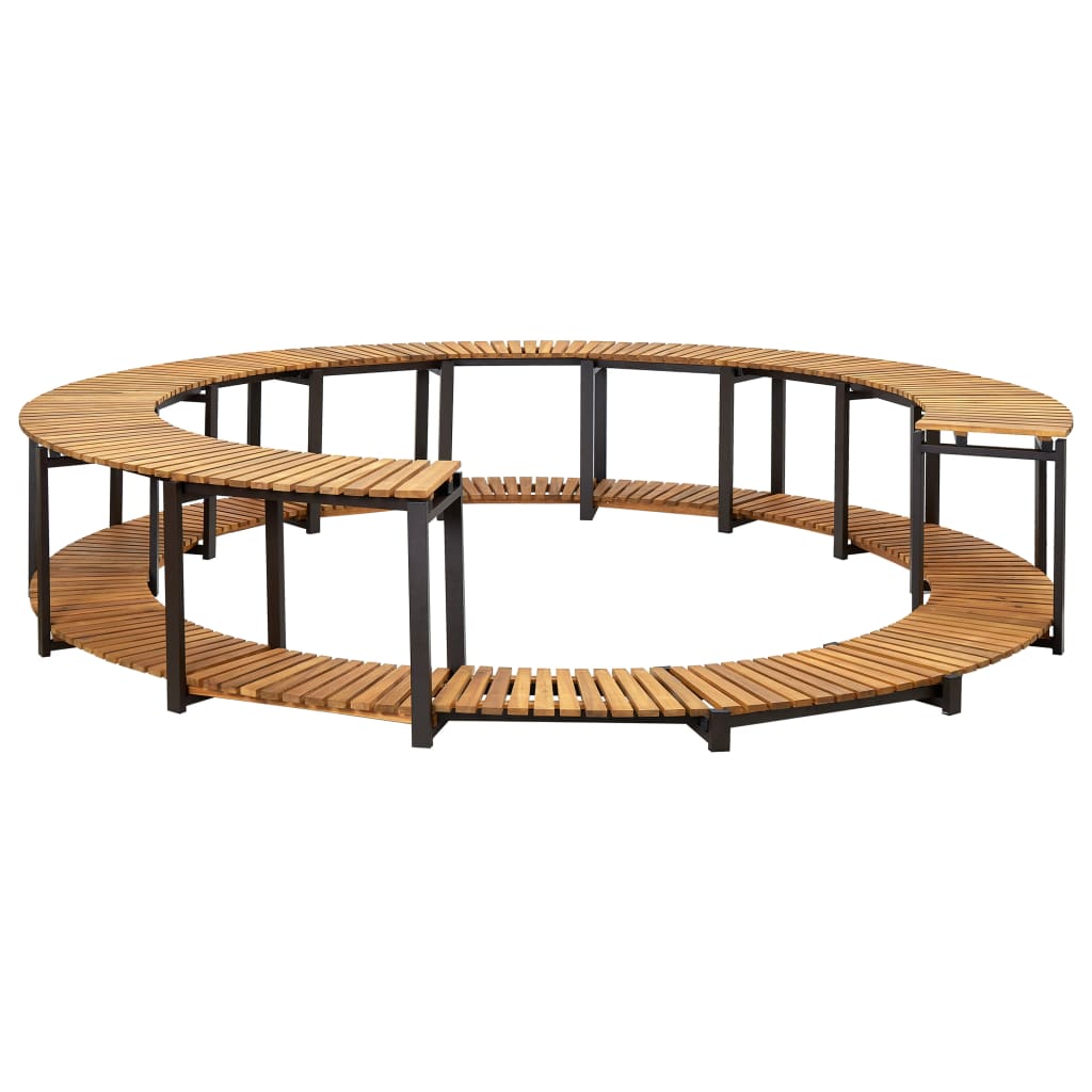 Bassengkant 273x53 cm heltre akasie