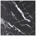 Bordplate svart 50x50 cm 6 mm herdet glass med marmor design