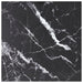 Bordplate svart 60x60 cm 6 mm herdet glass med marmor design