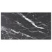 Bordplate svart 120x65 cm 8 mm herdet glass med marmor design