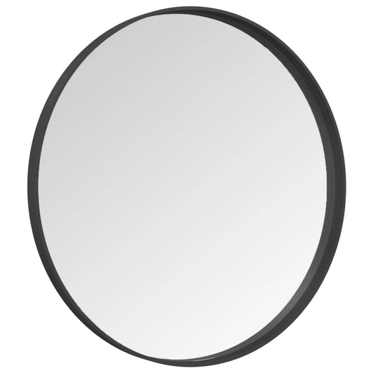 Veggspeil 60 cm svart
