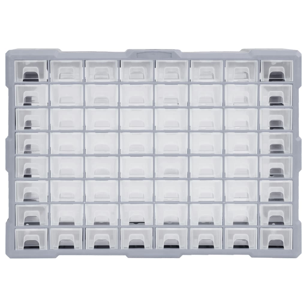 Sortimentskap med 64 skuffer 52x16x37,5 cm